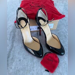 Christian Louboutin Dollyla 100 Patent Heels (Size 37)